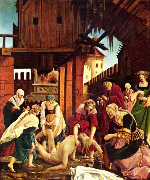 Albrecht Altdorfer Sebastiansaltar des Augustiner-Chorherrenstifts St. Florian bei Linz oil painting image